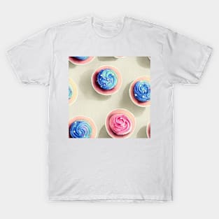 Watercolor cupcake pattern T-Shirt